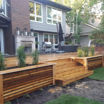 Lake Bonavista Cedar Deck Makeover