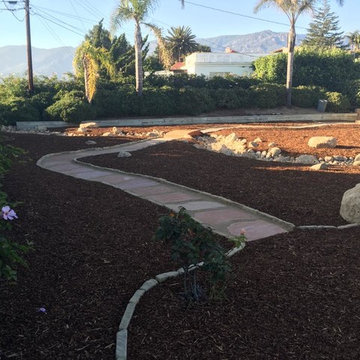 Santa Barbara Dry River Bed Installation
