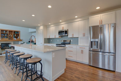 Example of a kitchen design in Denver
