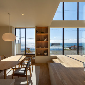 japandi courtyard house with ocean／兵庫県淡路市