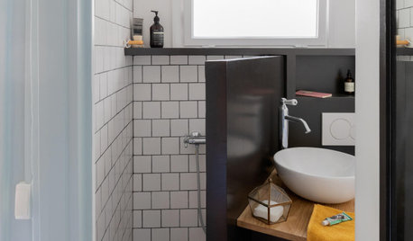 Avant/Après : Ce 14 m2 gagne une micro-salle d'eau incroyable