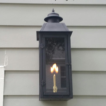 Sheryl's Style 3 Transitional Flush Mount Gas Lanterns