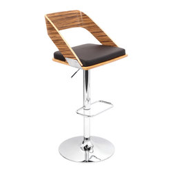 Vuno Bar Stool - ZEBRA/BROWN - Bar Stools And Counter Stools