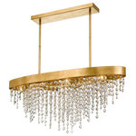 Crystorama - Crystorama WIN-619-GA-CL-MWP 8 Light Chandelier in Antique Gold - Layers of multi sized faceted cut crystal strands are arranged on a simple, clean frame creating optimal sparkle. A perfect compliment to any space, this chandelier is sure to amaze. The Winham fixture is a sparkling masterpiece when placed as a focal point in a bedroom, dining room or living room.