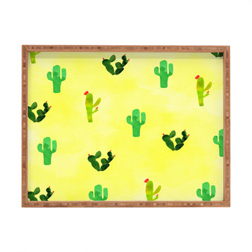 Hello Sayang Cactus Madnessa Rectangular Tray, Large