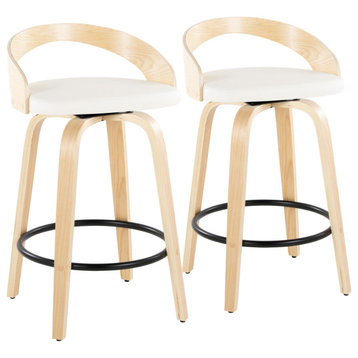 Grotto 26" Fixed-Height Counter Stool, Set of 2