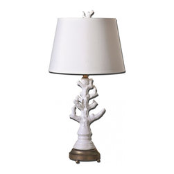 www.essentialsinside.com: coral table lamp - Table Lamps