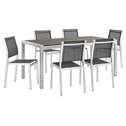 Contemporary Outdoor Dining Sets by ZFurniture