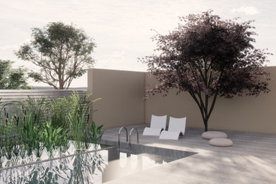 Moderner Garten in Stuttgart