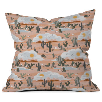 Avenie After The Rain Oasis Pattern Throw Pillow