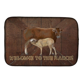 14 in. x 21 in. Welcome to the Cabin Dish Drying Mat
