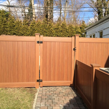 Woodgrain Vinyl Fences & Gates