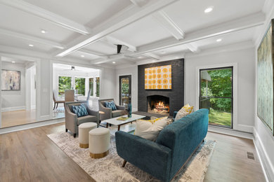 Inspiration for a living room remodel in Other