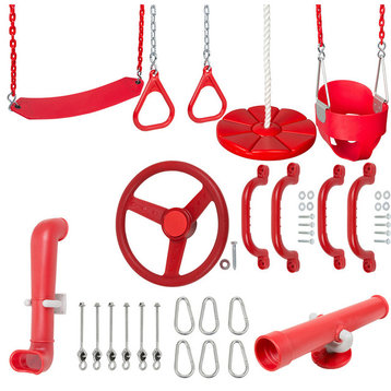 Ultimate Swing Set Toddler Kit, Red