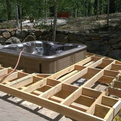 Custom deck with spa - Products