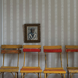 Rajah Stripe BP 3801 - Wallpaper
