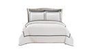 Birmingham 3-Piece Quilt Set, White, Queen