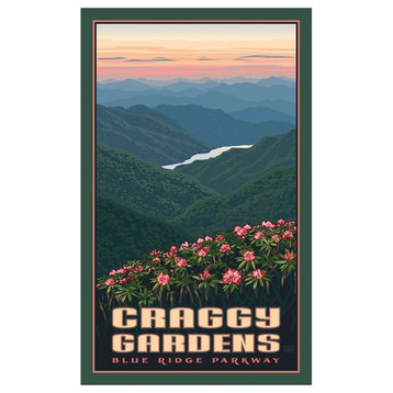 Paul Leighton Craggy Gardens Blue Ridge Parkway Art Print, 12"x18"