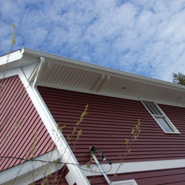 TruCedar Steel Siding: Double 4" in Cottage Red