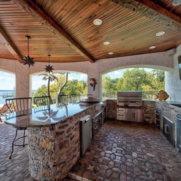 Outdoor Kitchen Featuring Evo Grill