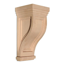 Inviting Home Inc. - Charleston Small Mission Corbel, Cherry - Corbels
