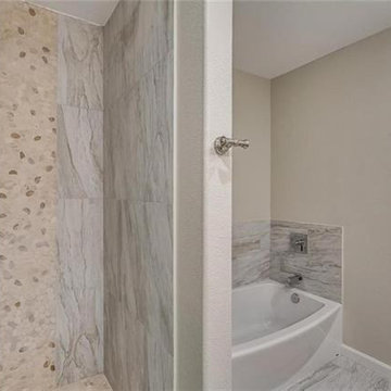 Cozy Cottage Feel Bathroom Makeover in Los Angeles CA