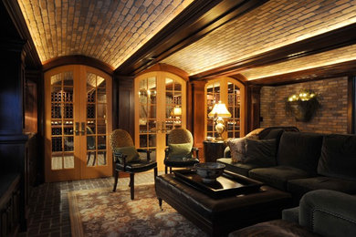 Example of a classic basement design in Minneapolis
