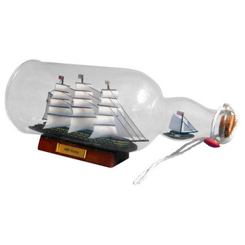 HMS Victory Model Ship in a Bottle, 11"