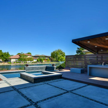 Custom Pool and Outdoor Kitchen