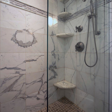 Calacatta Marble shower
