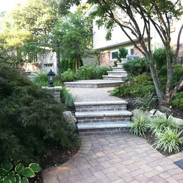 Long island stoop Front Entryway