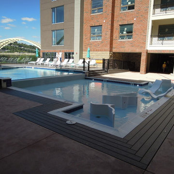 Aqua on the Levee Condo Complex Azek Deck - Newport, Ky area