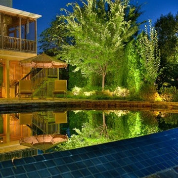 Luxury Pool With Waterfall