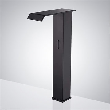 Automatic Touchless Sensor Bathroom Sink Faucets, Black Tall