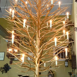 Golden Tree Chandeliers - Chandeliers