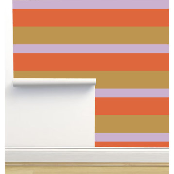 Happy Stripes Wallpaper by Julia Schumacher, Sample 12"x8"
