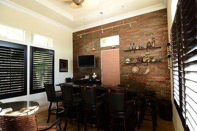 Elegant home bar photo in San Francisco