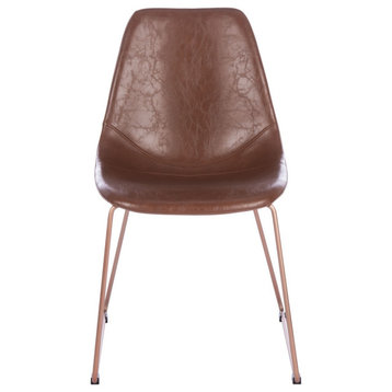 Safavieh Dorian Accent Chair, Light Brown/Copper