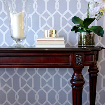 Groovy Gate Pattern - Custom Printed Removable Wallpaper