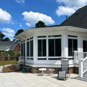 Sunroom Overlooking Pool – Mount Pleasant, SC