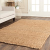 Safavieh Natural Fiber Collection NF732 Rug, Natural, 9' Round