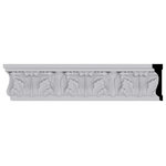 Ekena Millwork - 3 1/2"Hx1"Px94 1/2"L Odessa Chair Rail - Our beautiful panel moulding and corners add a decorative, historic, feel to walls, ceilings, and furniture pieces. They are made from a high density urethane which gives each piece the unique details that mimic that of traditional plaster and wood designs, but at a fraction of the weight. This means a simple and easy installation for you. The best part is you can make your own shapes and sizes by simply cutting the moulding piece down to size, and then butting them up to the decorative corners. These are also commonly used for an inexpensive wainscot look.