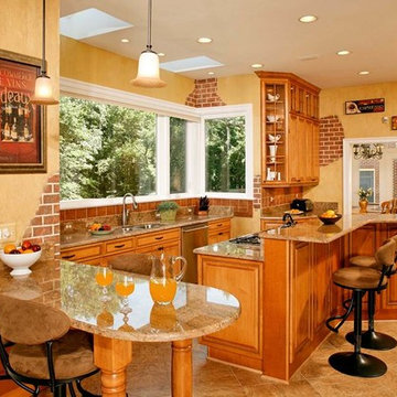 Custom Paint Job, Cabinets Bring Kitchen to Life