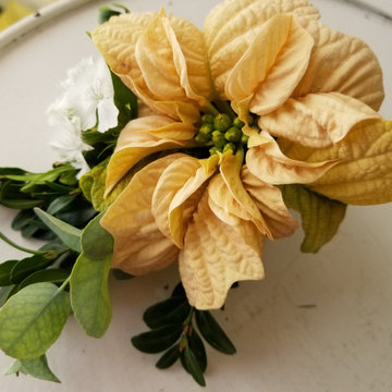 Slow Flowers December 2019 Design Inspiration: Holiday Florals w/ Poinsettias