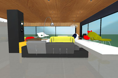 Modern Retail Store Rendering