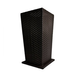Tall Outdoor Wicker Planter - Outdoor Pots And Planters