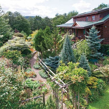 Rustic Cabin Cottage Garden