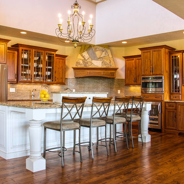 Rosholt Rustic Cherry Kitchen 14175