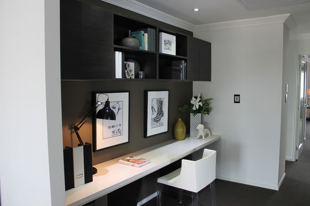Contemporary Home Office by Orbit Homes