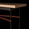 Hubbardton Forge 750120-10-86-LB-M3 Equus Wood Top Console Table in Black